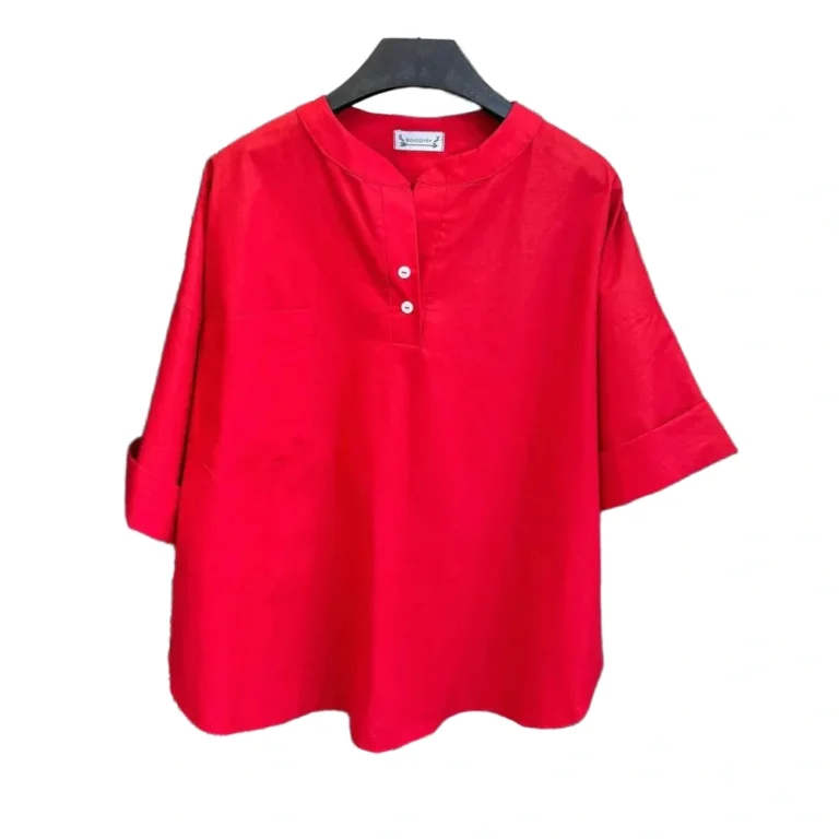 شومیز جلوبسته آستین دوبل شومیز مانتویی