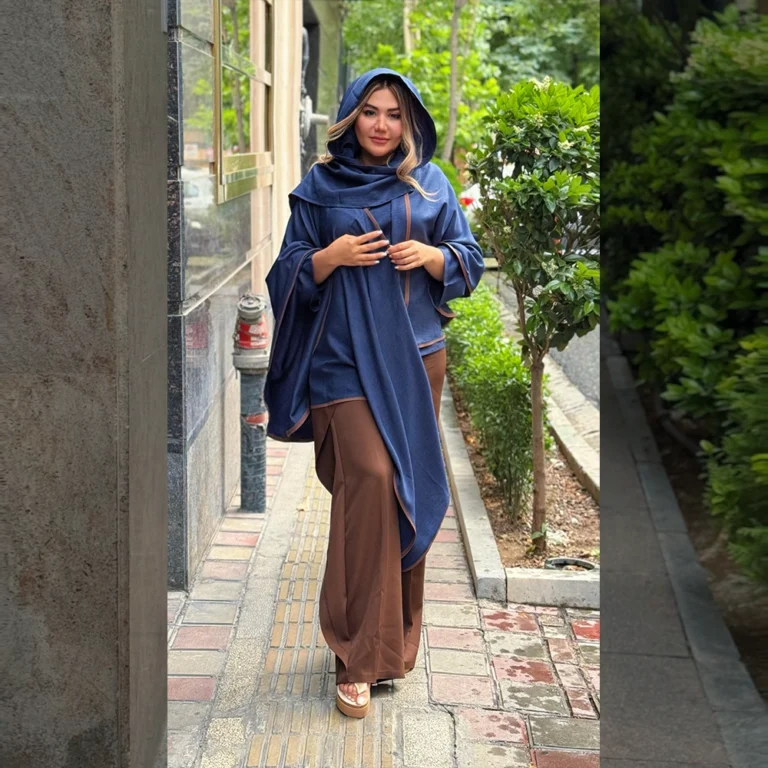 پانچو سرمه ای