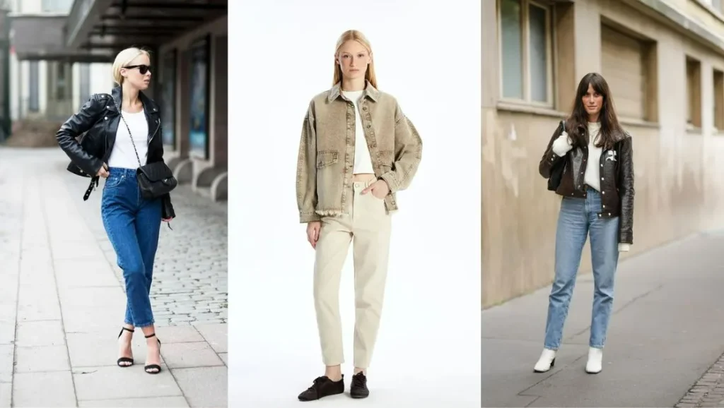 استایل با کت تک زنانه