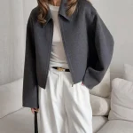 کت زنانه فوتر choco | دارای رنگبندی و سایز - Image 3