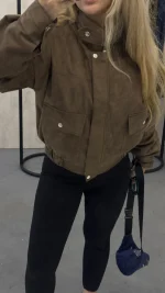 بامبر جکت جیر زنانه