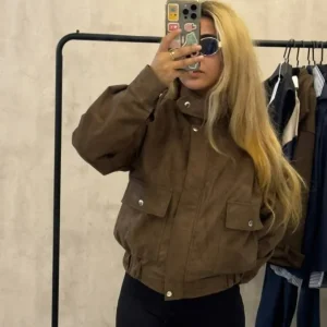 بامبر جکت جیر زنانه