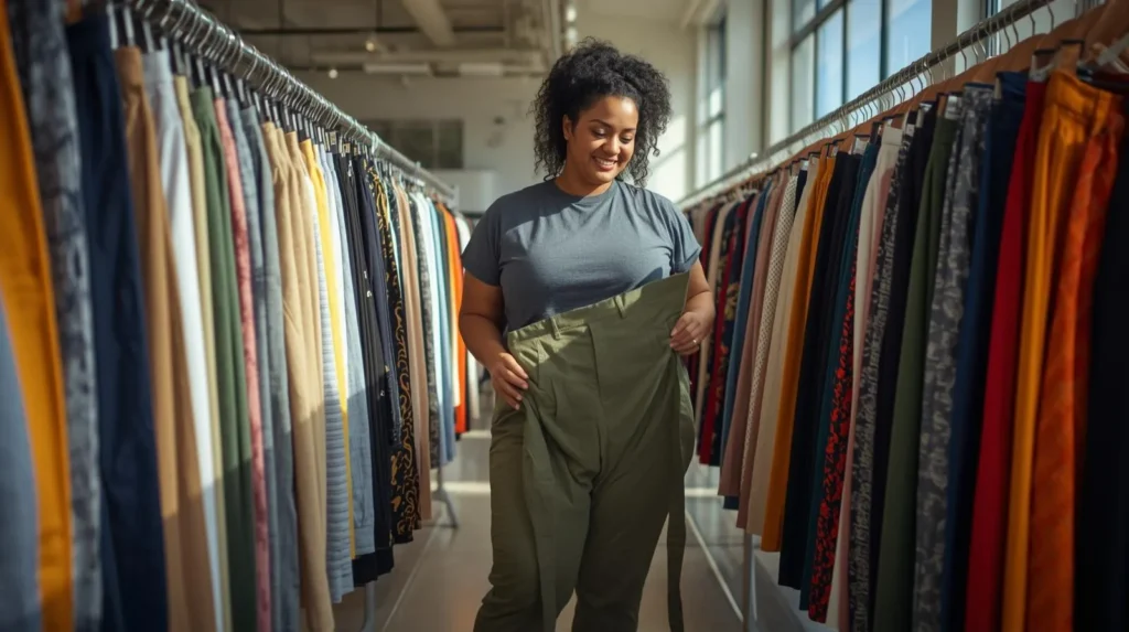 شلوار مناسب پاهای پر