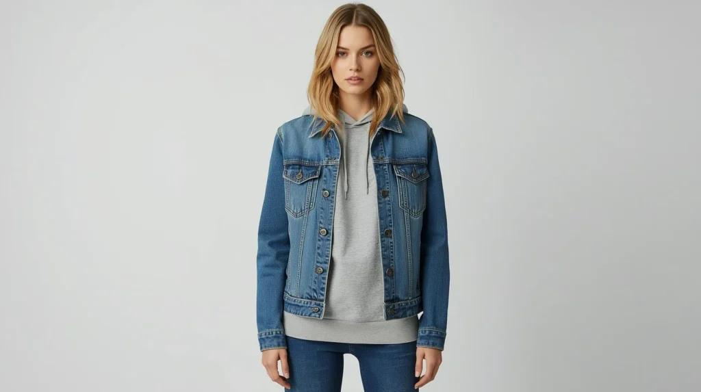 استایل با کت جین