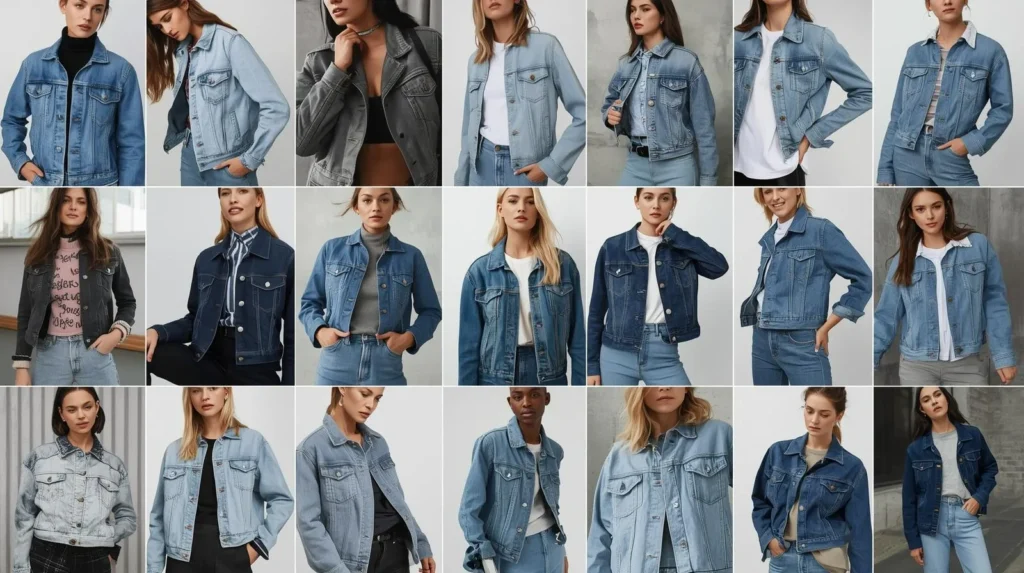 استایل با کت جین