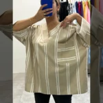 شومیز sahra، مدل بلوز جلو بسته شیک، شومیز جلو بسته اسپرت، شومیز جلو بسته نخی، مدل شومیز جلو بسته جدید