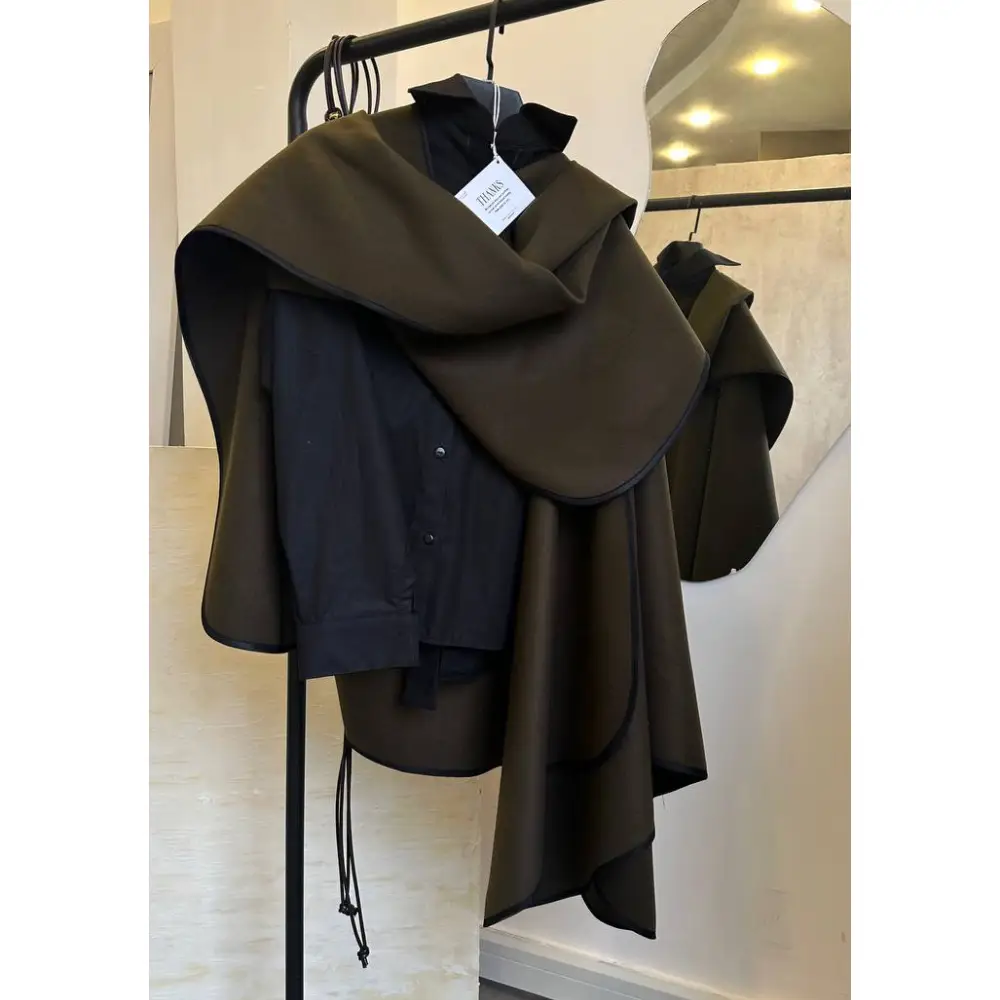 New Project (69) پانچو فوتر زنانه پاییزه دو رو